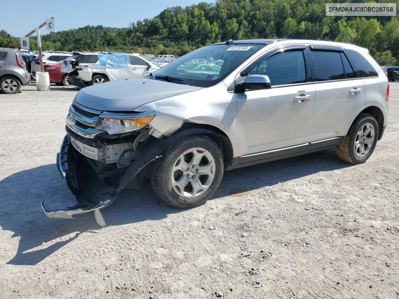 2013 Ford Edge Sel VIN: 2FMDK4JC8DBC28758 Lot: 68220744