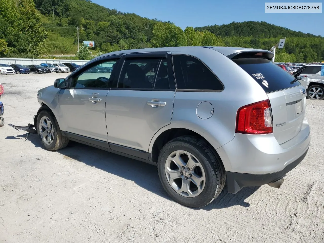 2013 Ford Edge Sel VIN: 2FMDK4JC8DBC28758 Lot: 68220744