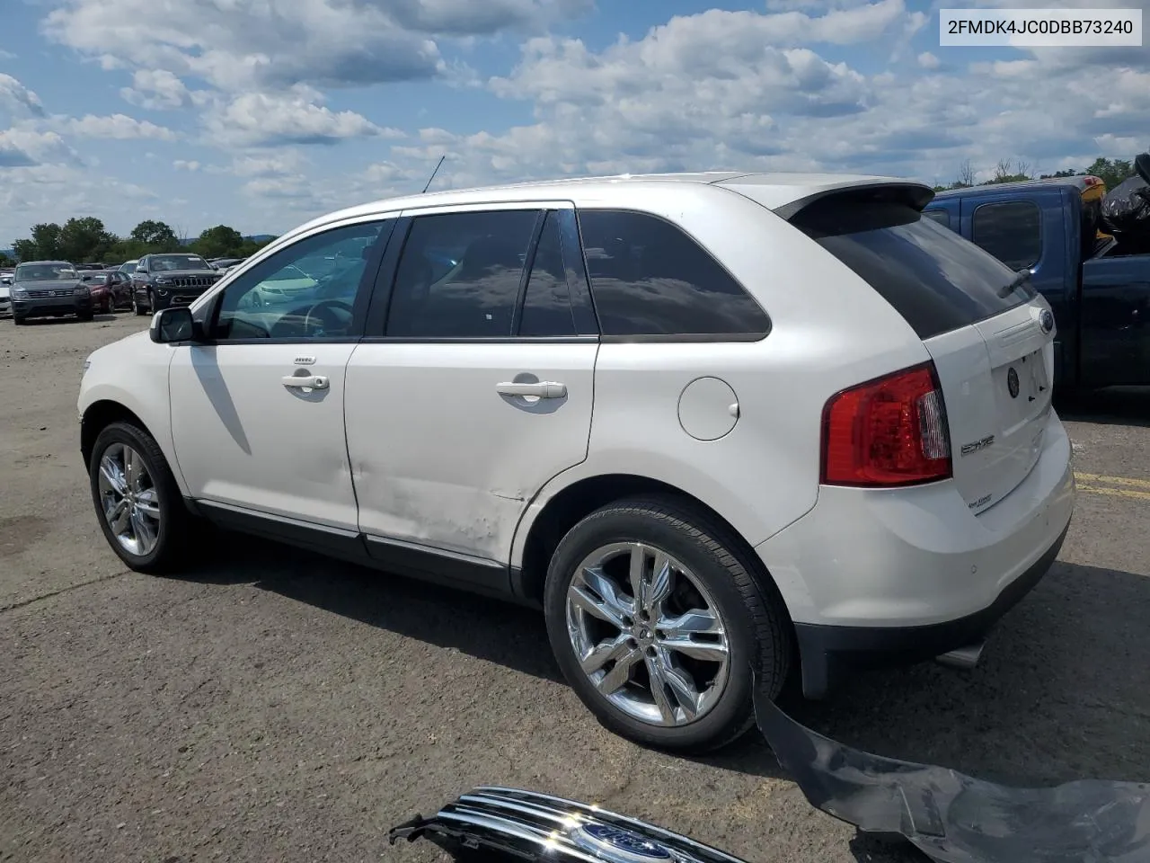 2013 Ford Edge Sel VIN: 2FMDK4JC0DBB73240 Lot: 68280584