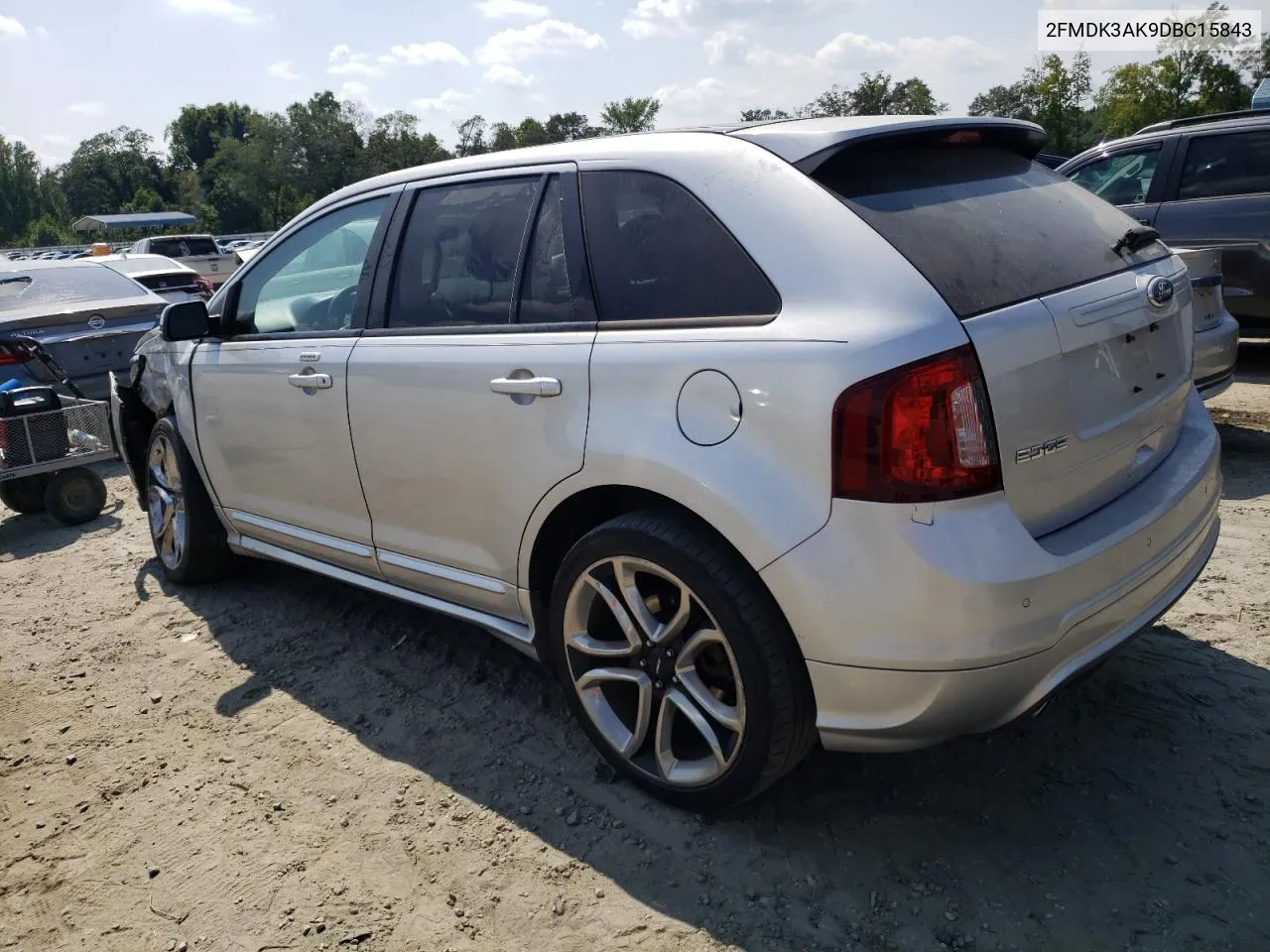 2013 Ford Edge Sport VIN: 2FMDK3AK9DBC15843 Lot: 68293724