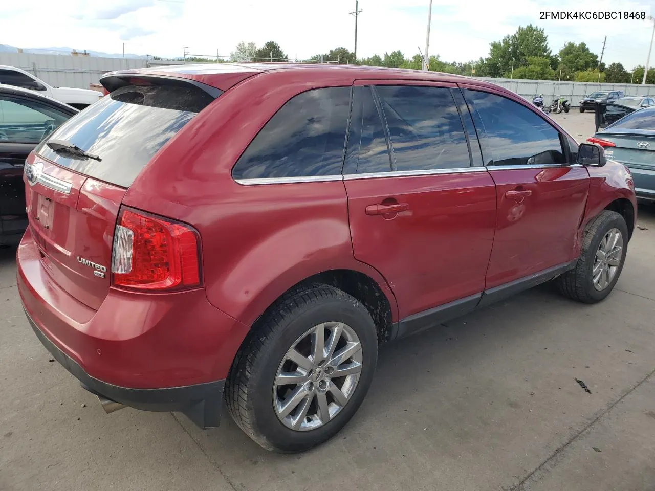 2013 Ford Edge Limited VIN: 2FMDK4KC6DBC18468 Lot: 68526904