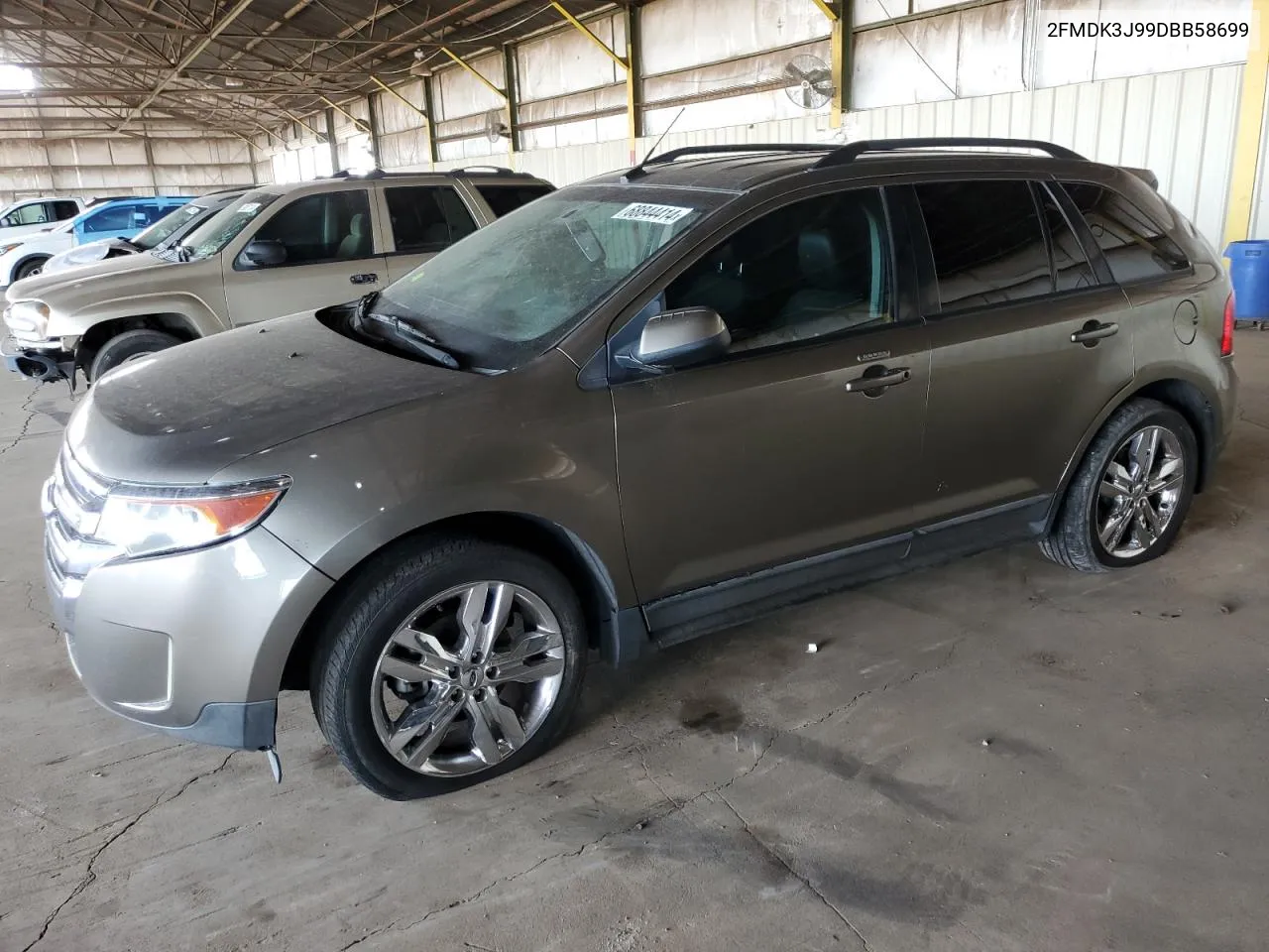 2013 Ford Edge Sel VIN: 2FMDK3J99DBB58699 Lot: 68844414