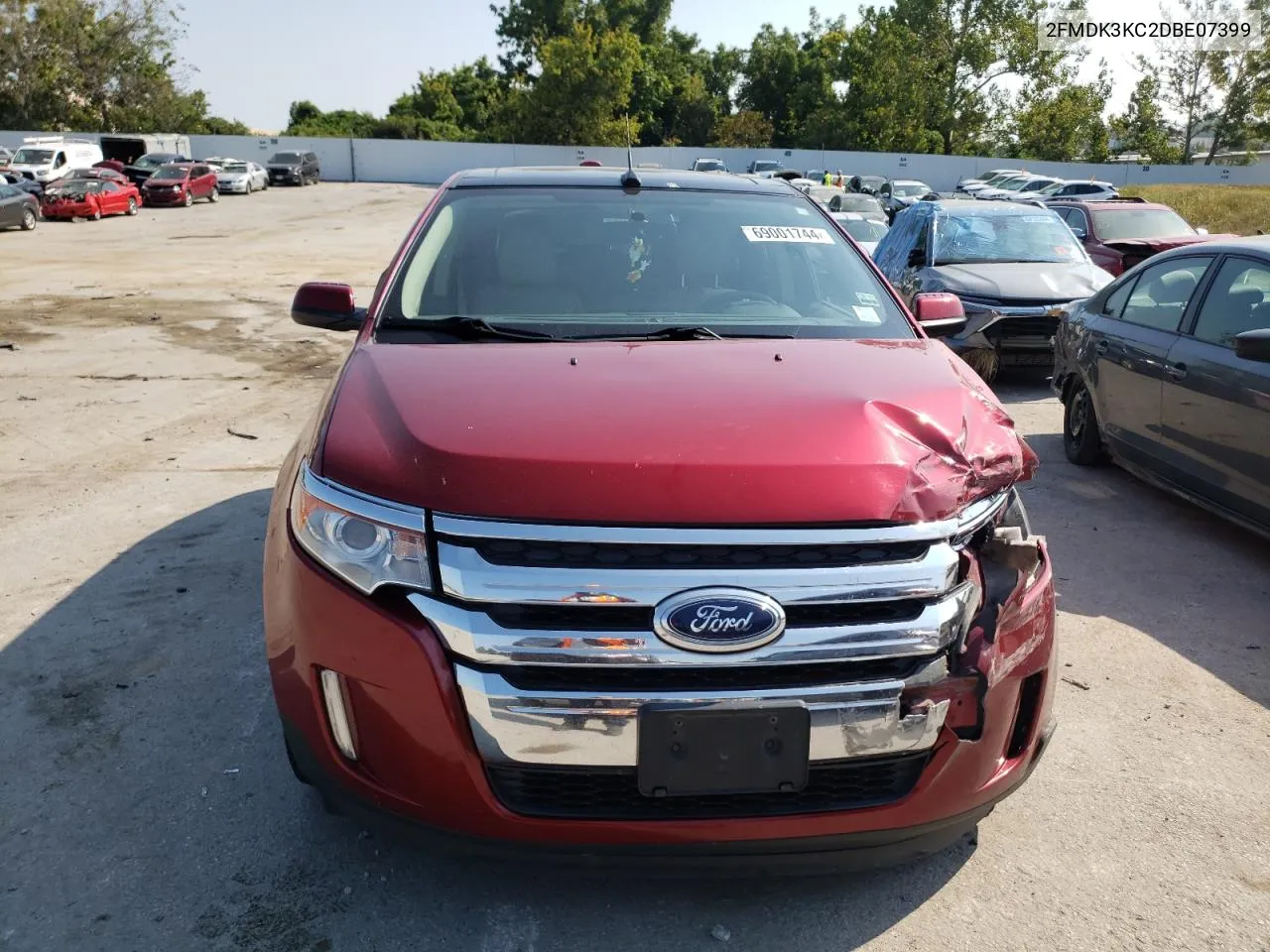 2013 Ford Edge Limited VIN: 2FMDK3KC2DBE07399 Lot: 69001744