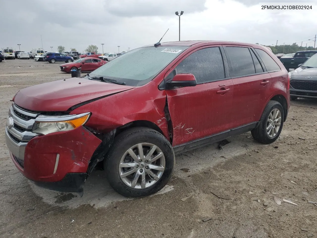 2013 Ford Edge Sel VIN: 2FMDK3JC1DBE02924 Lot: 69083364