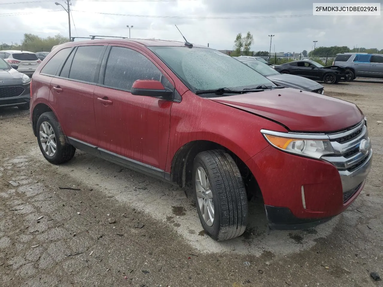 2013 Ford Edge Sel VIN: 2FMDK3JC1DBE02924 Lot: 69083364