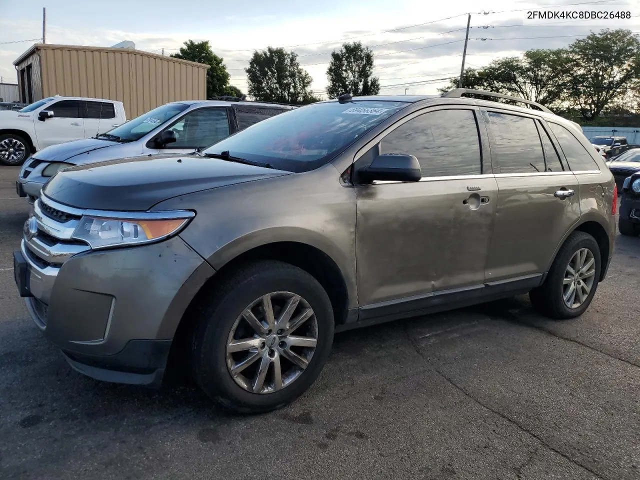 2013 Ford Edge Limited VIN: 2FMDK4KC8DBC26488 Lot: 69456364