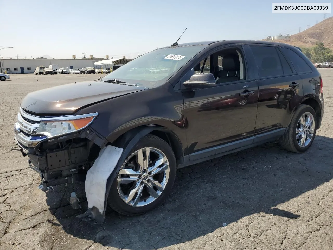 2FMDK3JC0DBA03339 2013 Ford Edge Sel