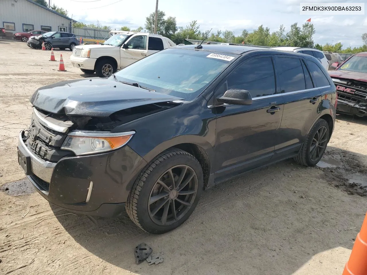 2013 Ford Edge Limited VIN: 2FMDK3K90DBA63253 Lot: 69864384