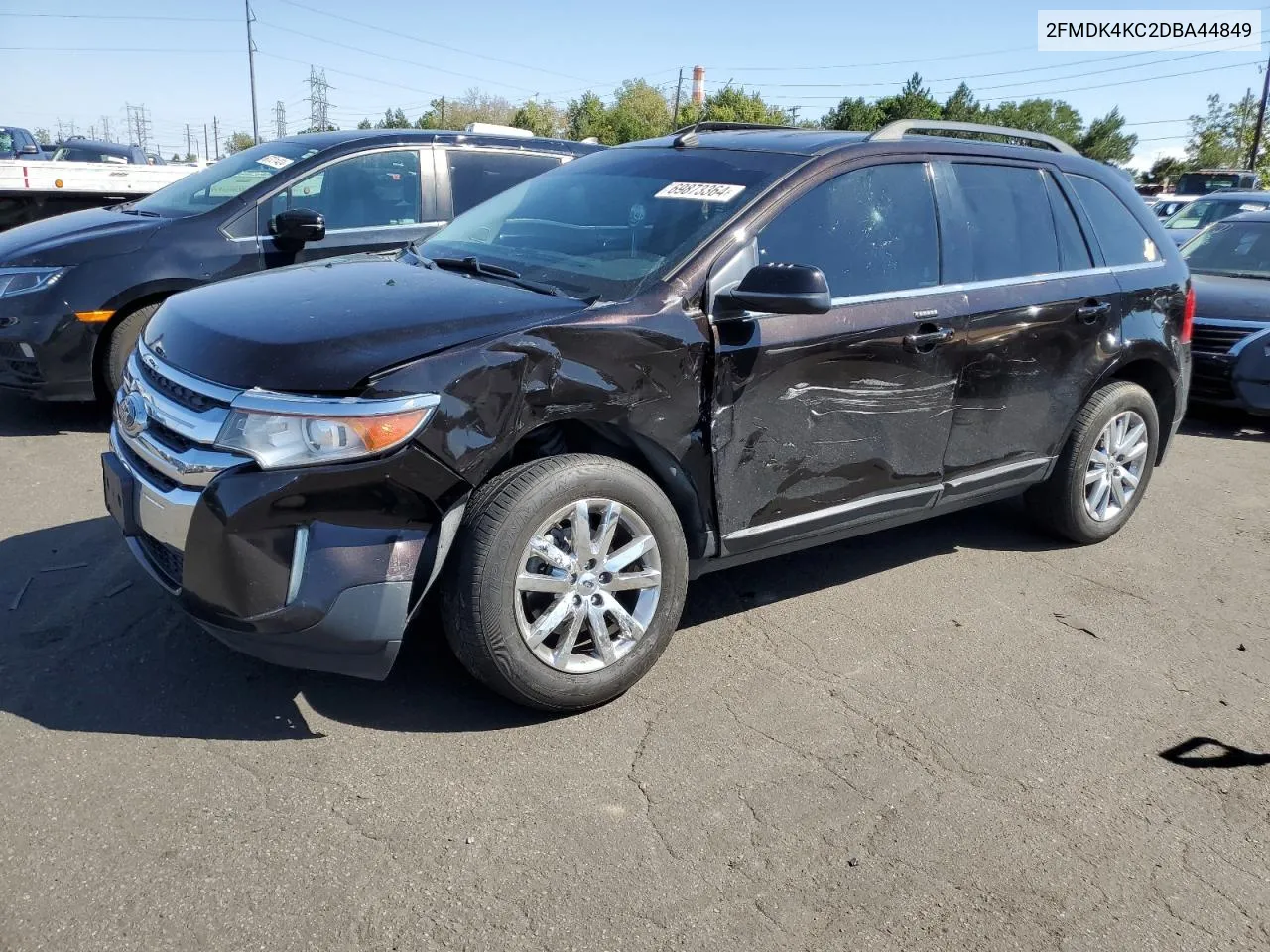 2013 Ford Edge Limited VIN: 2FMDK4KC2DBA44849 Lot: 69873364