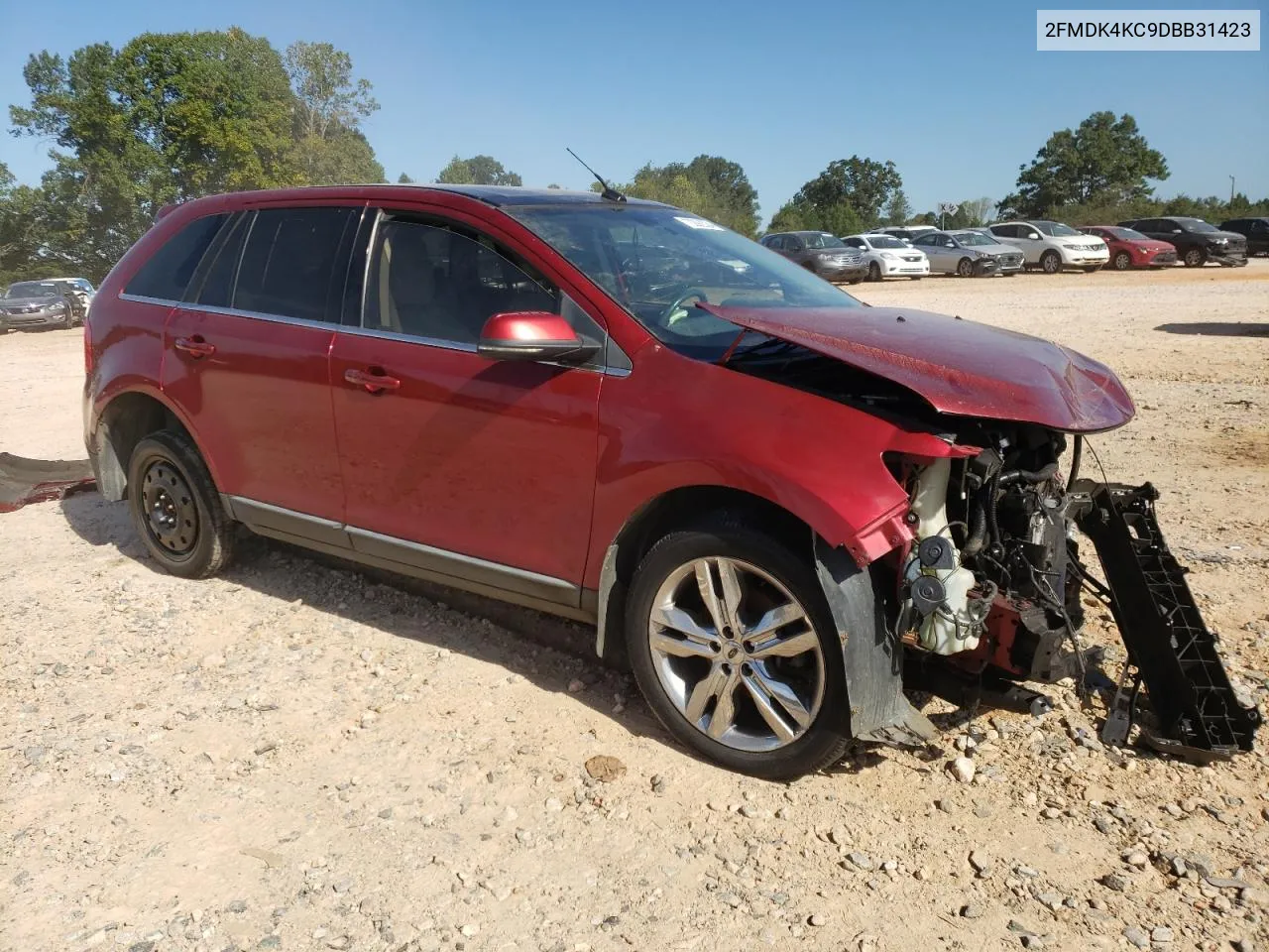 2013 Ford Edge Limited VIN: 2FMDK4KC9DBB31423 Lot: 70292324