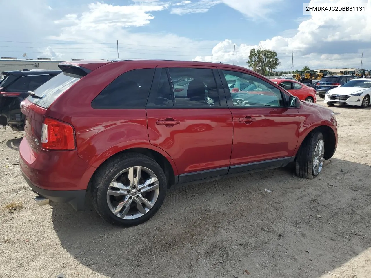 2013 Ford Edge Sel VIN: 2FMDK4JC2DBB81131 Lot: 70814794