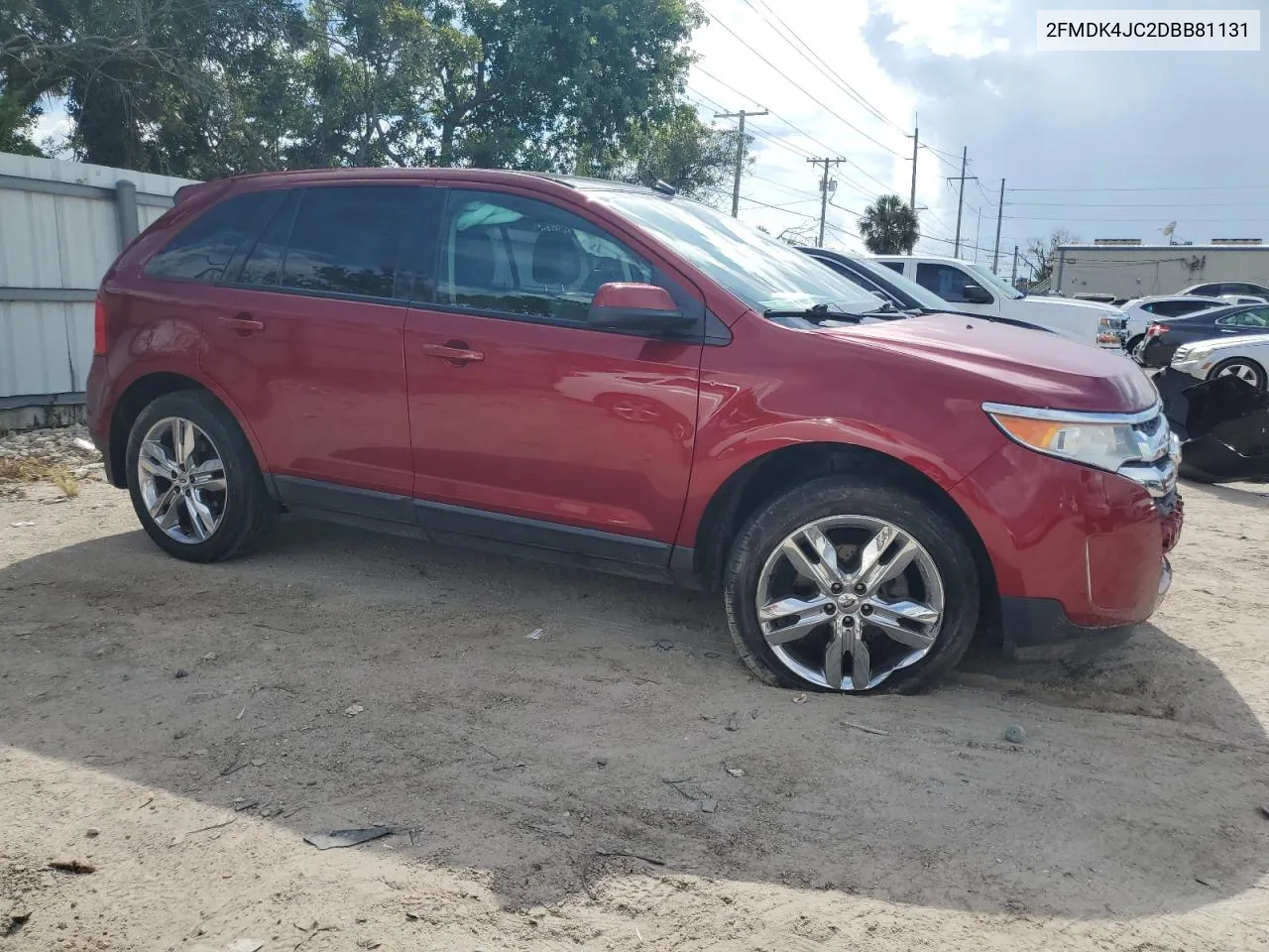 2FMDK4JC2DBB81131 2013 Ford Edge Sel