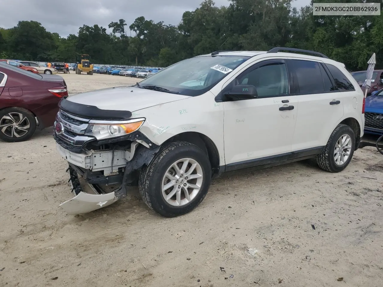 2013 Ford Edge Se VIN: 2FMDK3GC2DBB62936 Lot: 70879954