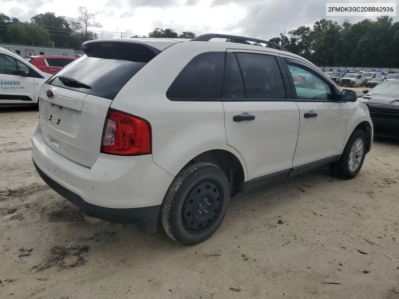 2013 Ford Edge Se VIN: 2FMDK3GC2DBB62936 Lot: 70879954