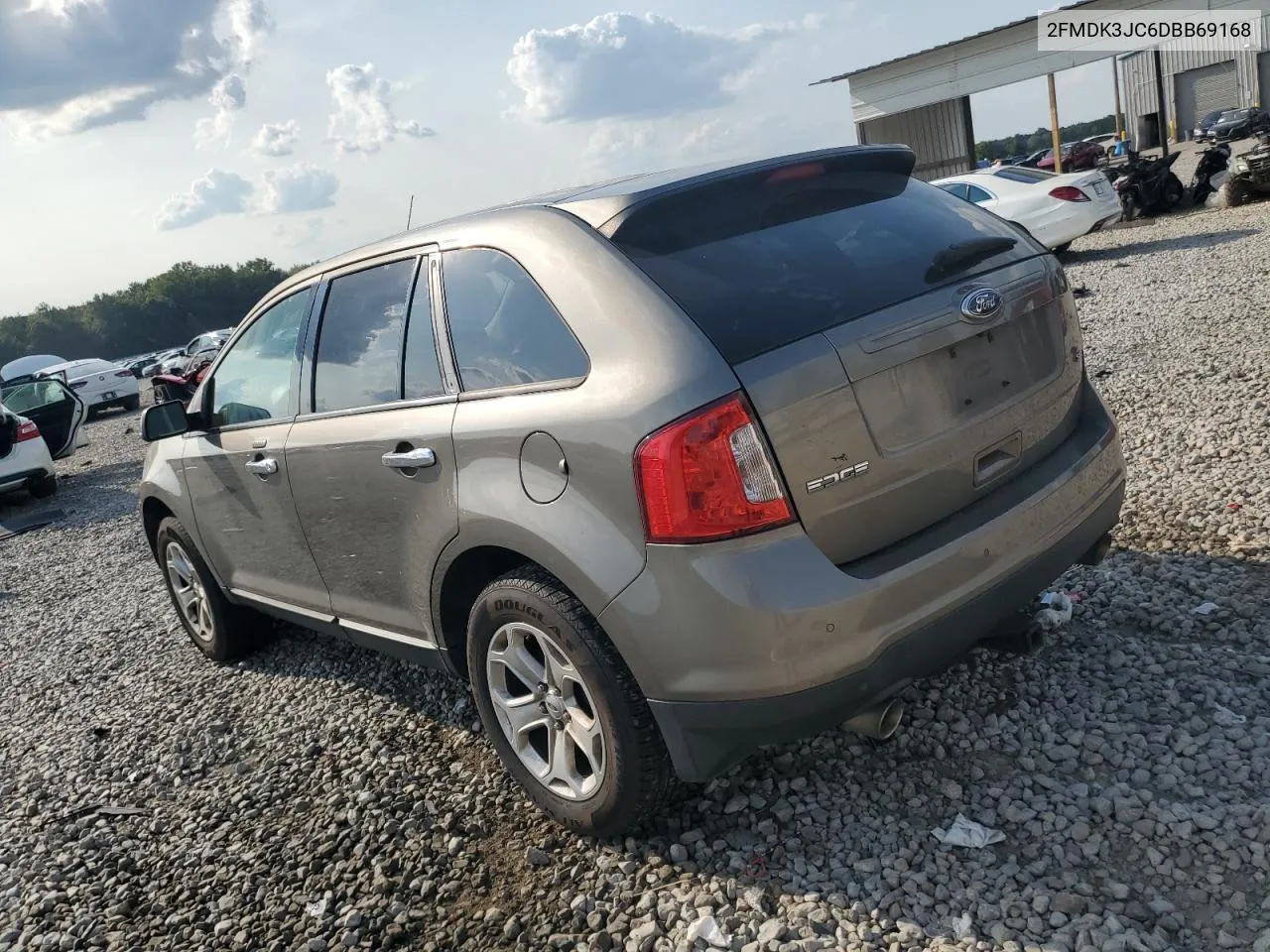 2013 Ford Edge Sel VIN: 2FMDK3JC6DBB69168 Lot: 70917574