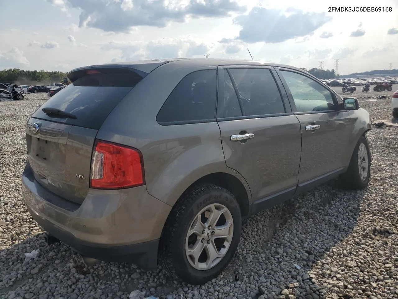 2013 Ford Edge Sel VIN: 2FMDK3JC6DBB69168 Lot: 70917574