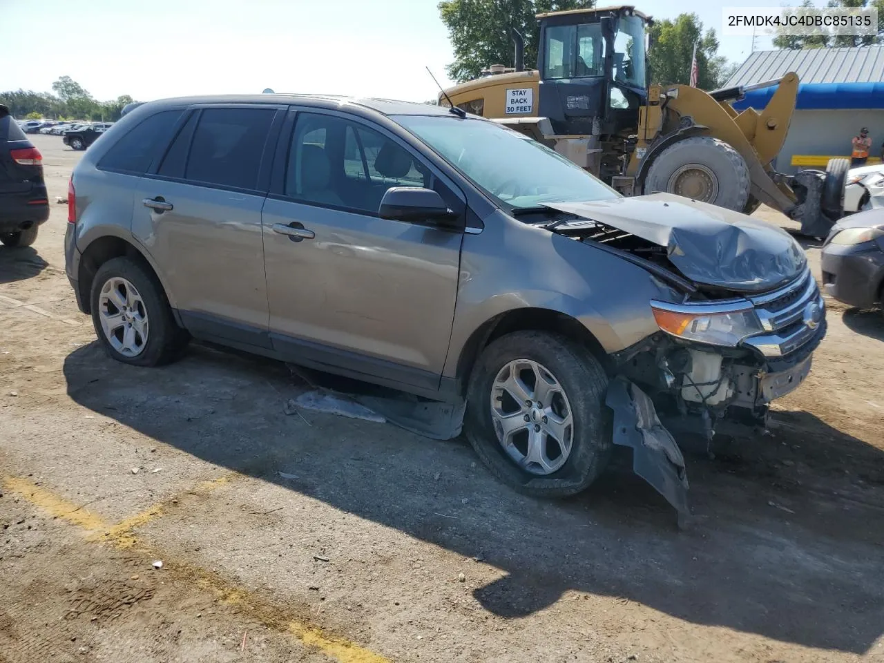 2013 Ford Edge Sel VIN: 2FMDK4JC4DBC85135 Lot: 71227354