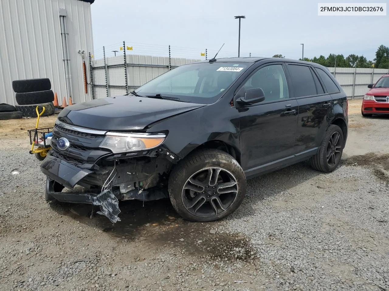 2013 Ford Edge Sel VIN: 2FMDK3JC1DBC32676 Lot: 71343084