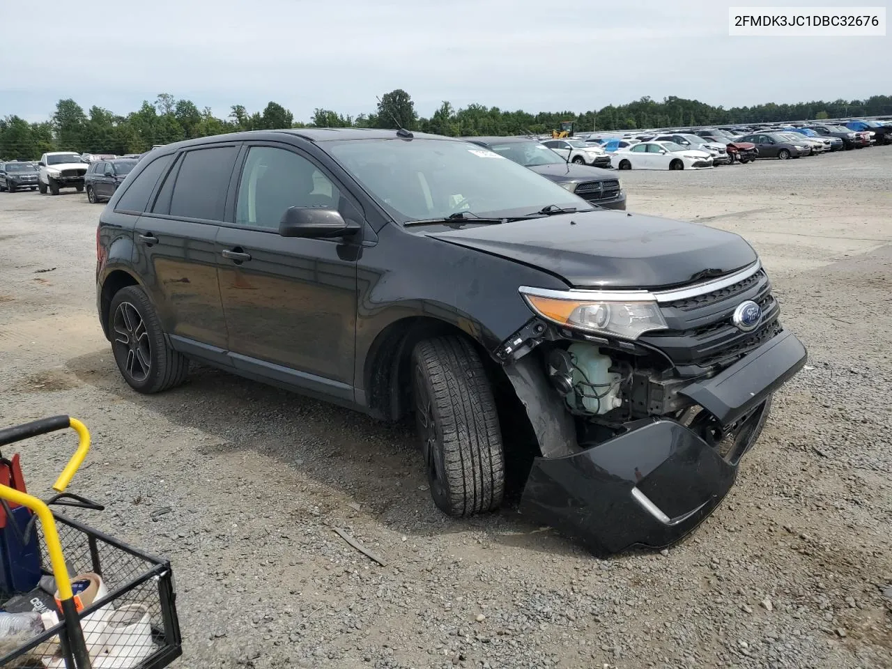 2013 Ford Edge Sel VIN: 2FMDK3JC1DBC32676 Lot: 71343084