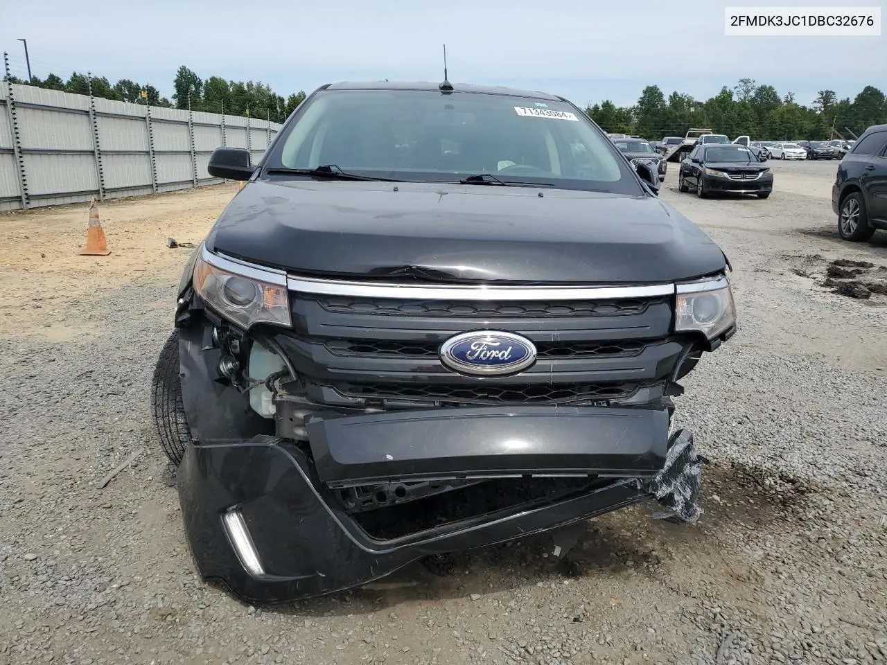 2013 Ford Edge Sel VIN: 2FMDK3JC1DBC32676 Lot: 71343084