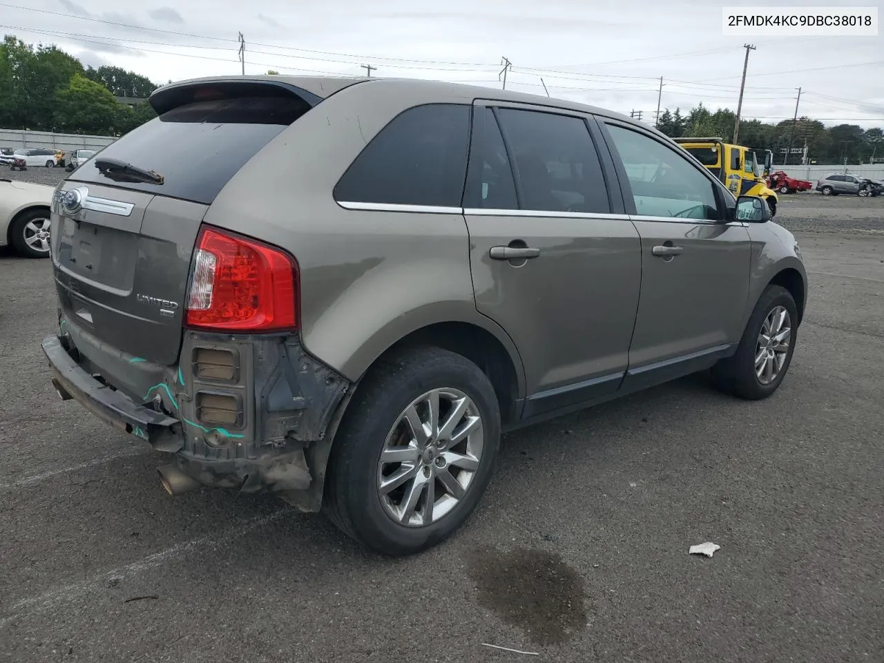 2013 Ford Edge Limited VIN: 2FMDK4KC9DBC38018 Lot: 71382354