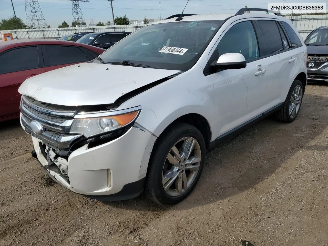 2013 Ford Edge Sel VIN: 2FMDK3JC0DBB36358 Lot: 71468444