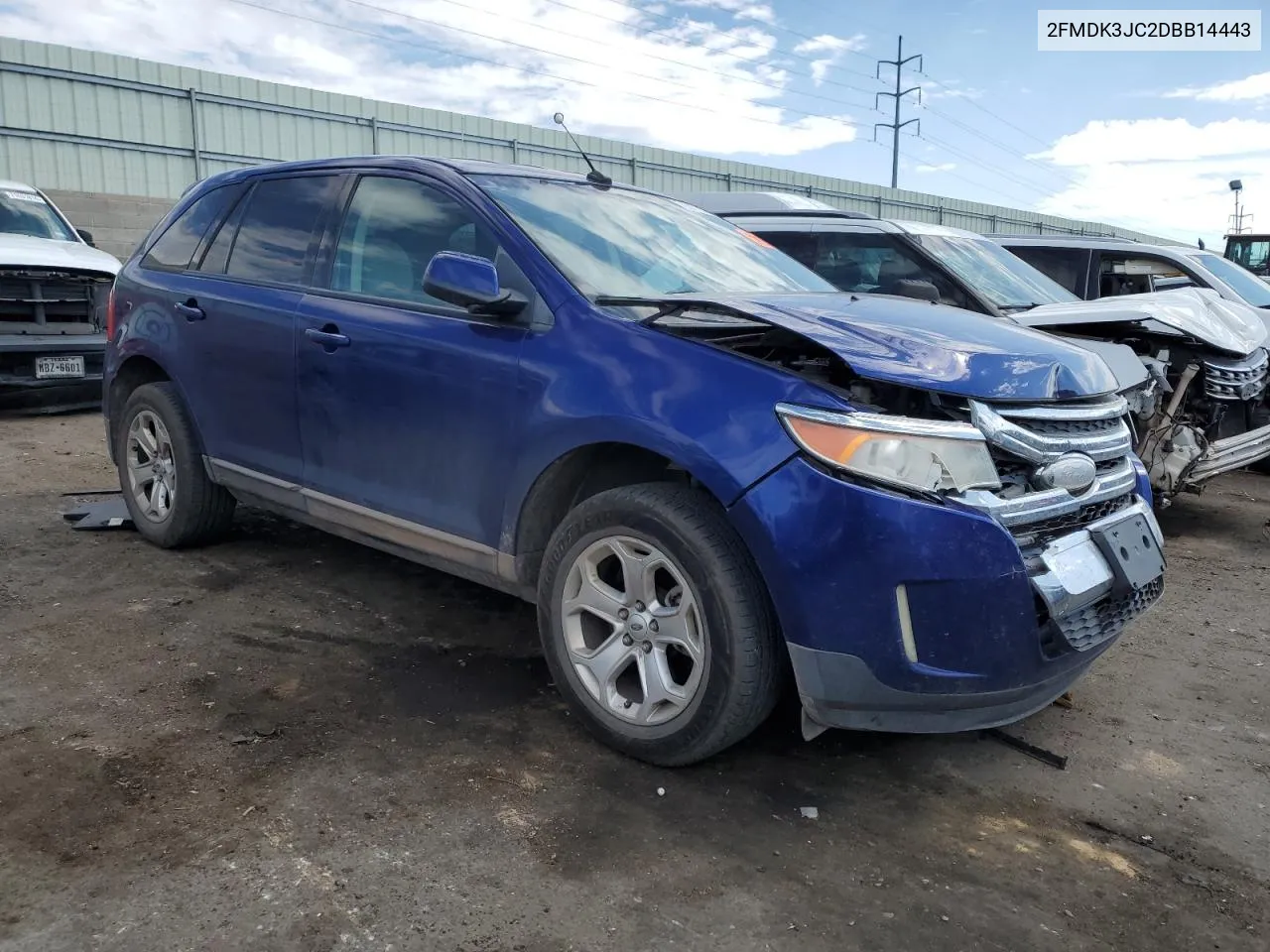 2013 Ford Edge Sel VIN: 2FMDK3JC2DBB14443 Lot: 71577364