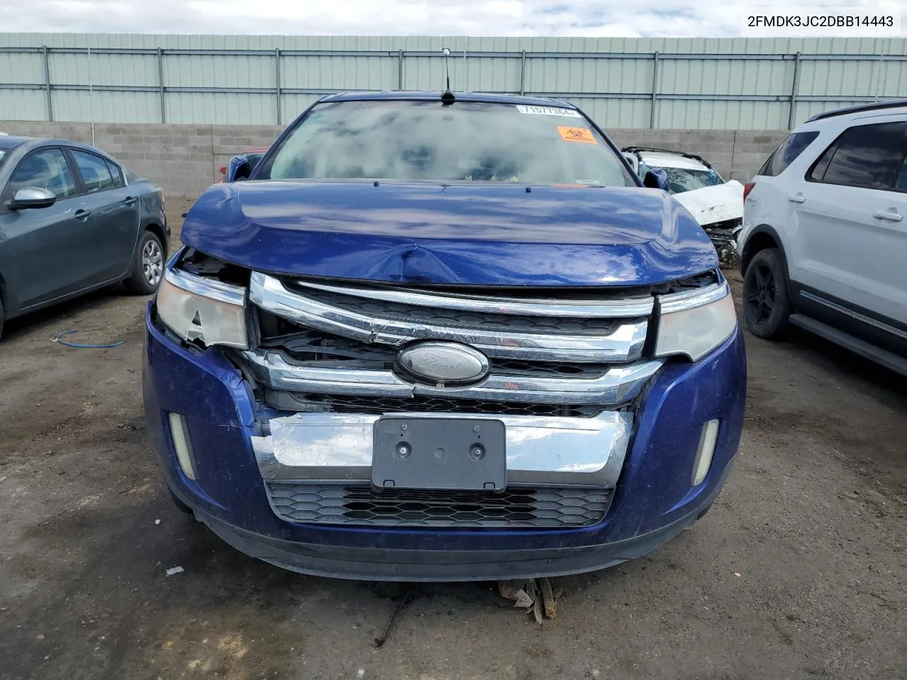 2013 Ford Edge Sel VIN: 2FMDK3JC2DBB14443 Lot: 71577364