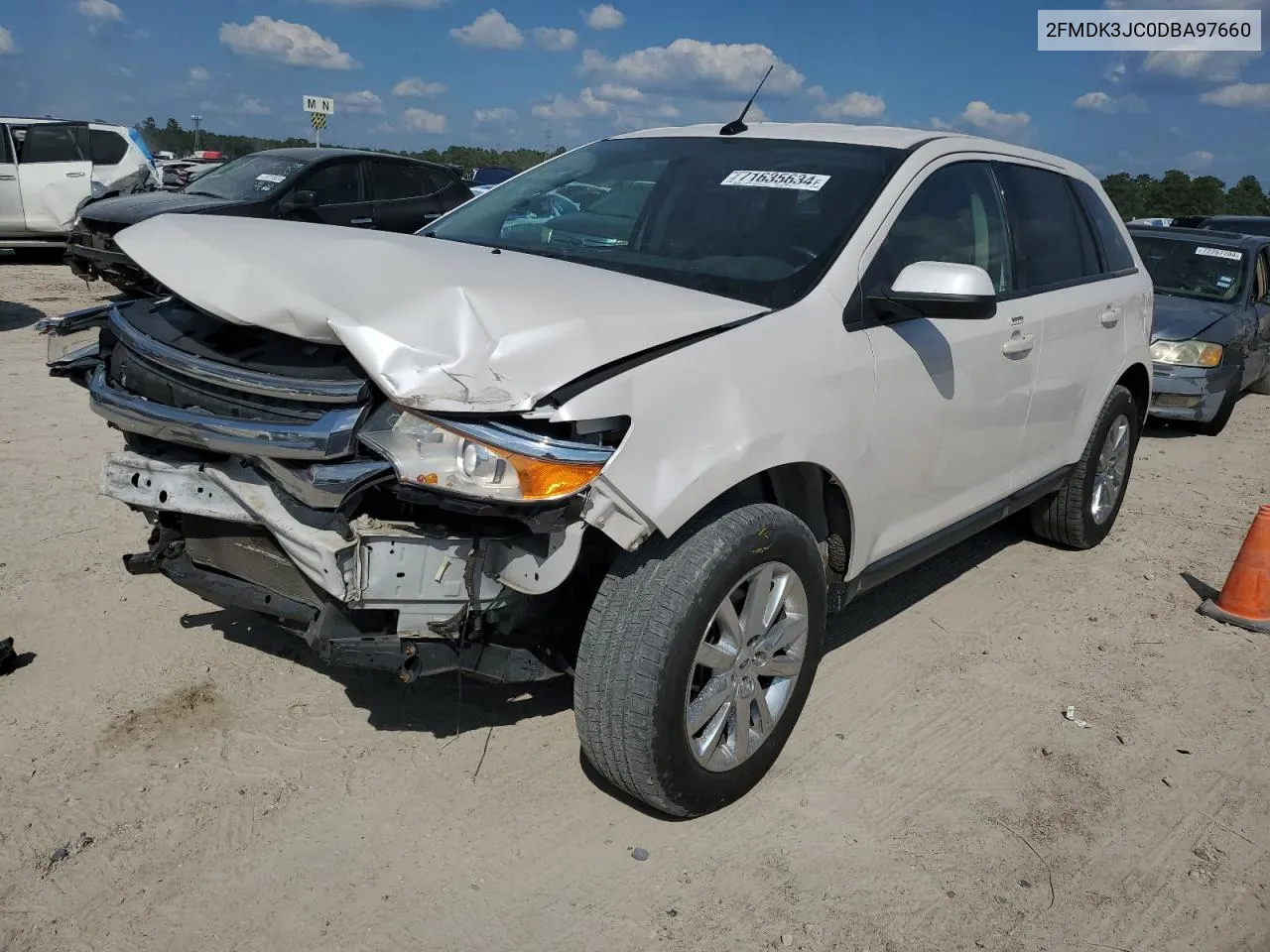 2013 Ford Edge Sel VIN: 2FMDK3JC0DBA97660 Lot: 71635634