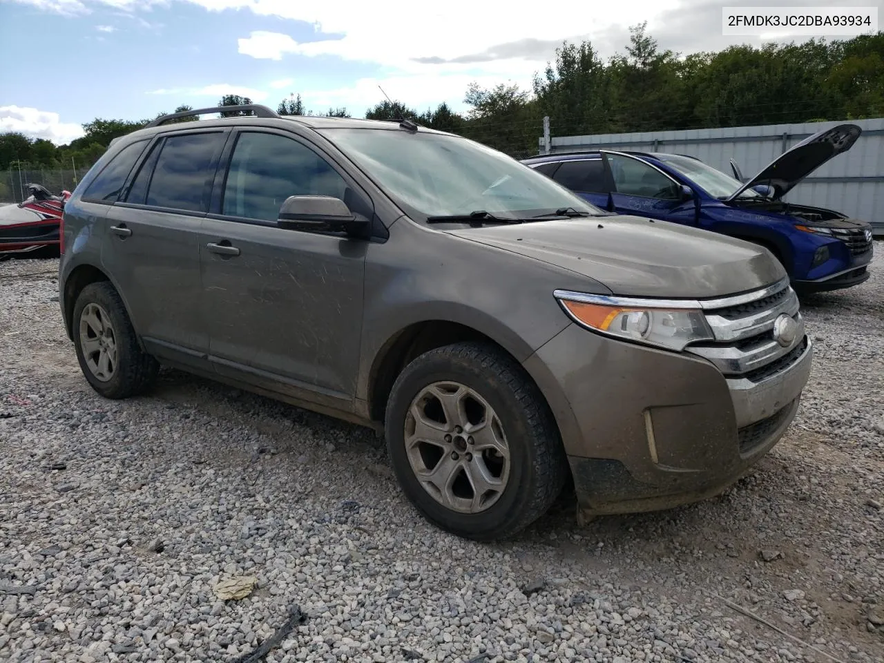 2013 Ford Edge Sel VIN: 2FMDK3JC2DBA93934 Lot: 71874304