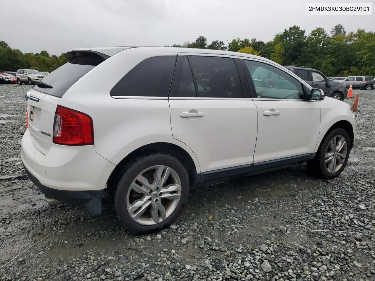 2013 Ford Edge Limited VIN: 2FMDK3KC3DBC29101 Lot: 71997144