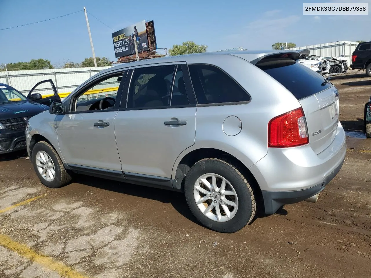 2013 Ford Edge Se VIN: 2FMDK3GC7DBB79358 Lot: 72065464