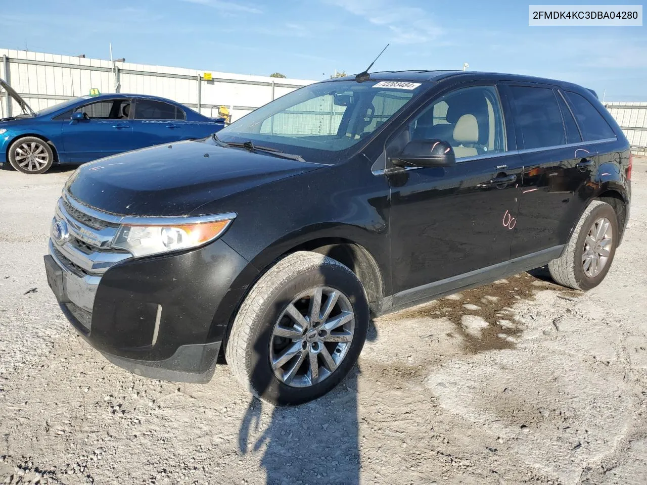 2013 Ford Edge Limited VIN: 2FMDK4KC3DBA04280 Lot: 72203484