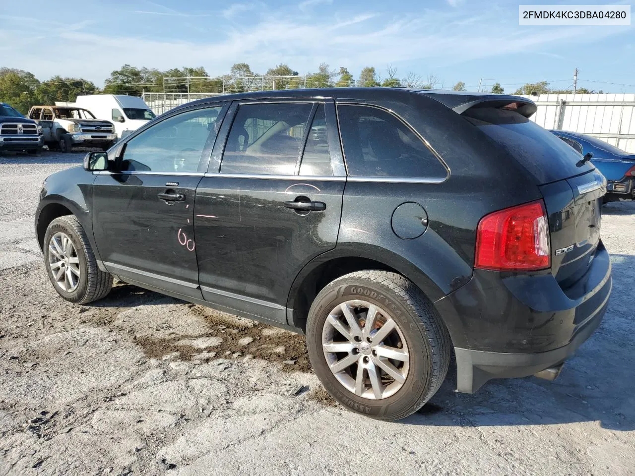 2013 Ford Edge Limited VIN: 2FMDK4KC3DBA04280 Lot: 72203484