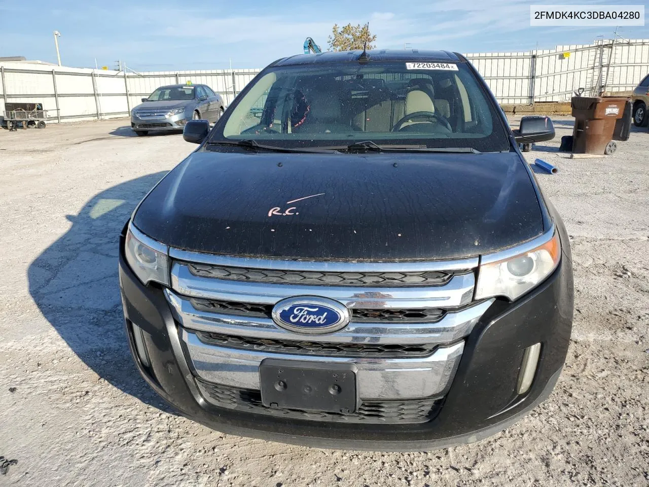 2013 Ford Edge Limited VIN: 2FMDK4KC3DBA04280 Lot: 72203484