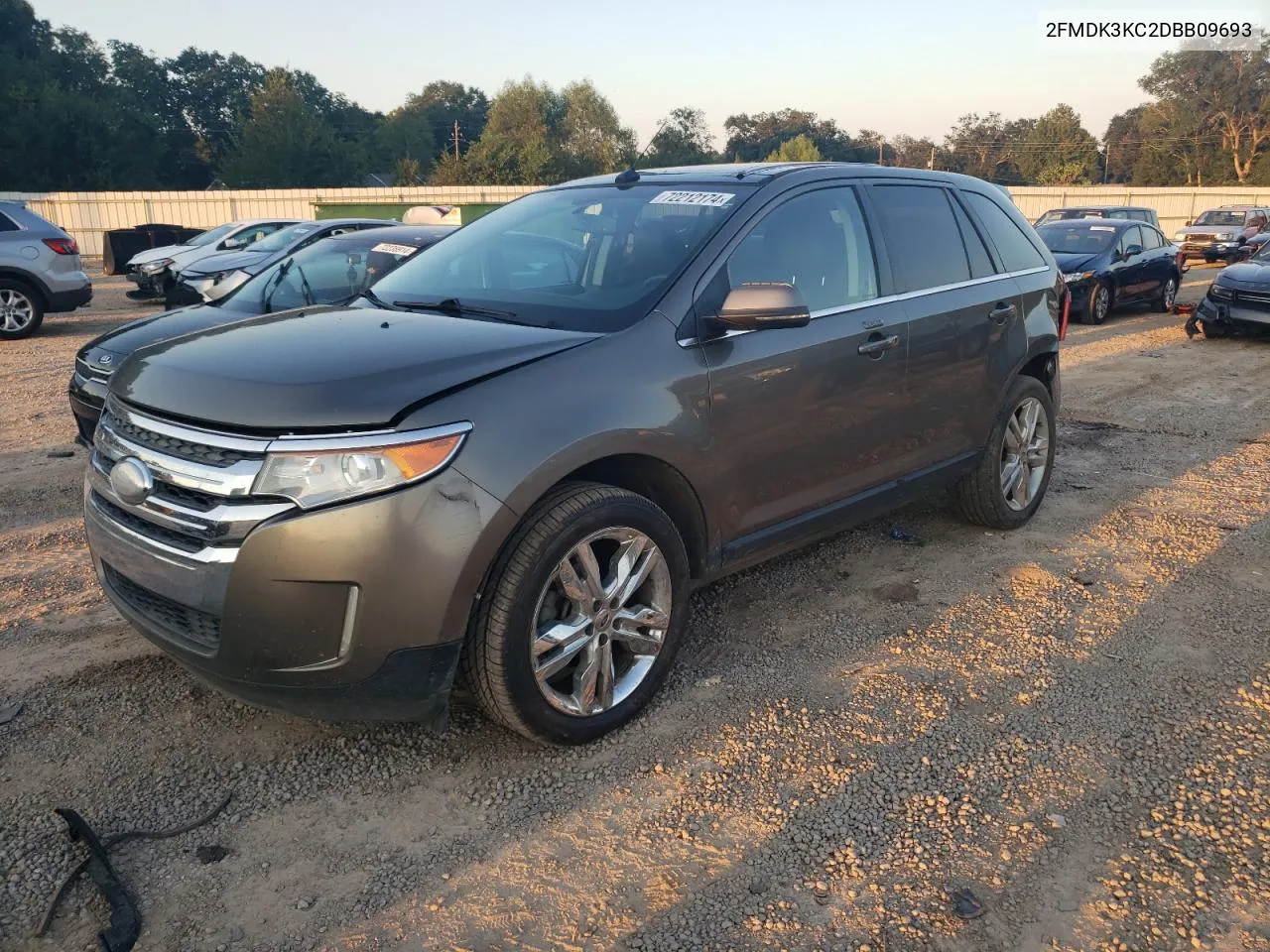 2013 Ford Edge Limited VIN: 2FMDK3KC2DBB09693 Lot: 72212174