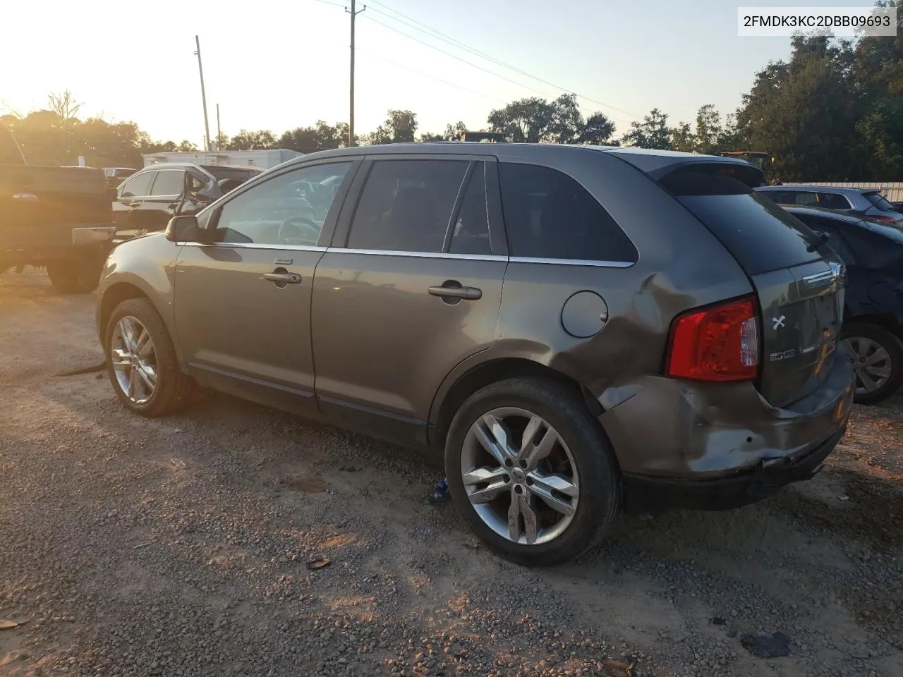 2013 Ford Edge Limited VIN: 2FMDK3KC2DBB09693 Lot: 72212174