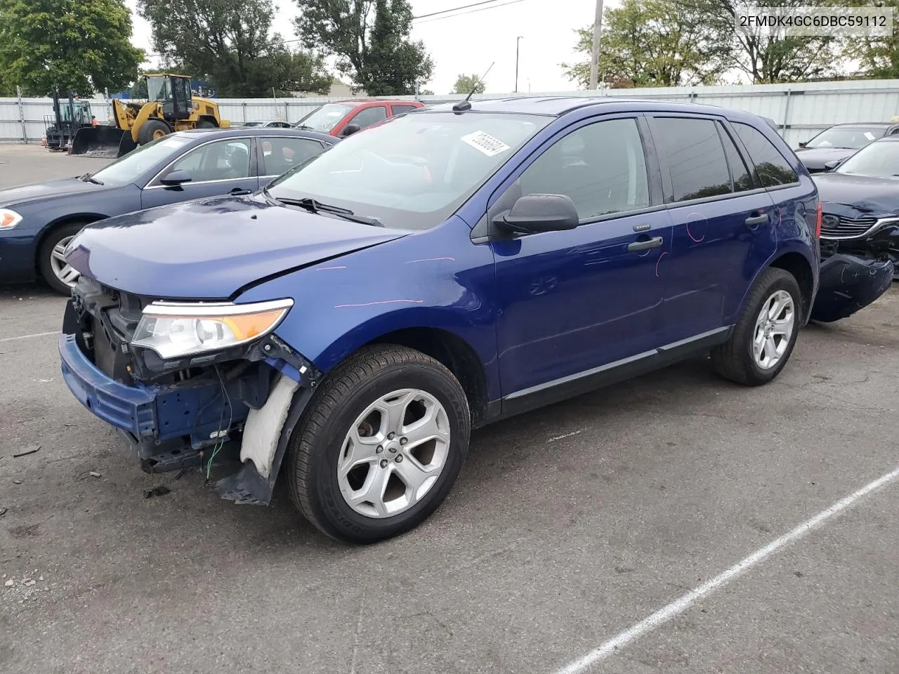 2013 Ford Edge Se VIN: 2FMDK4GC6DBC59112 Lot: 72656604