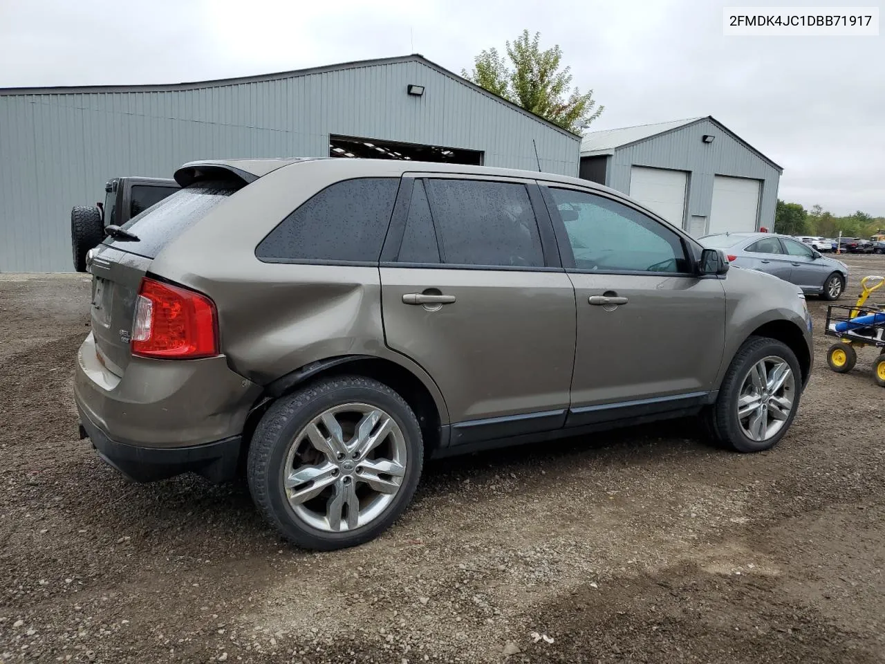 2013 Ford Edge Sel VIN: 2FMDK4JC1DBB71917 Lot: 72659624