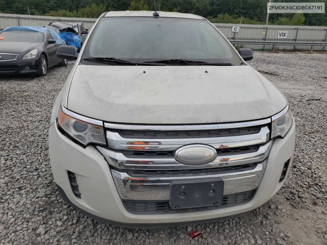 2013 Ford Edge Se VIN: 2FMDK3GCXDBC67191 Lot: 72759474