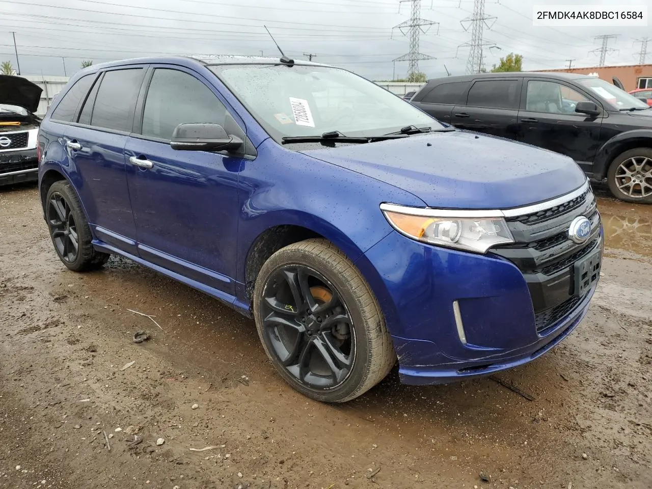 2013 Ford Edge Sport VIN: 2FMDK4AK8DBC16584 Lot: 72858084