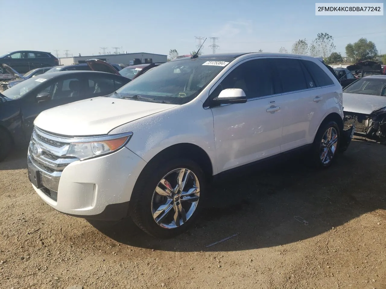 2013 Ford Edge Limited VIN: 2FMDK4KC8DBA77242 Lot: 73125384