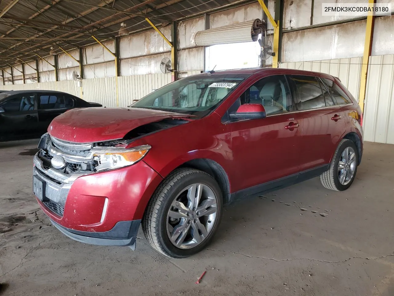 2013 Ford Edge Limited VIN: 2FMDK3KC0DBA18180 Lot: 73353794