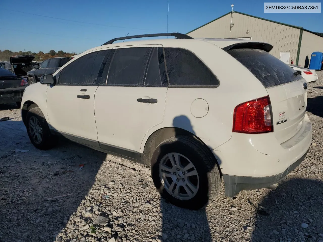 2013 Ford Edge Se VIN: 2FMDK3GC5DBA37851 Lot: 73598134