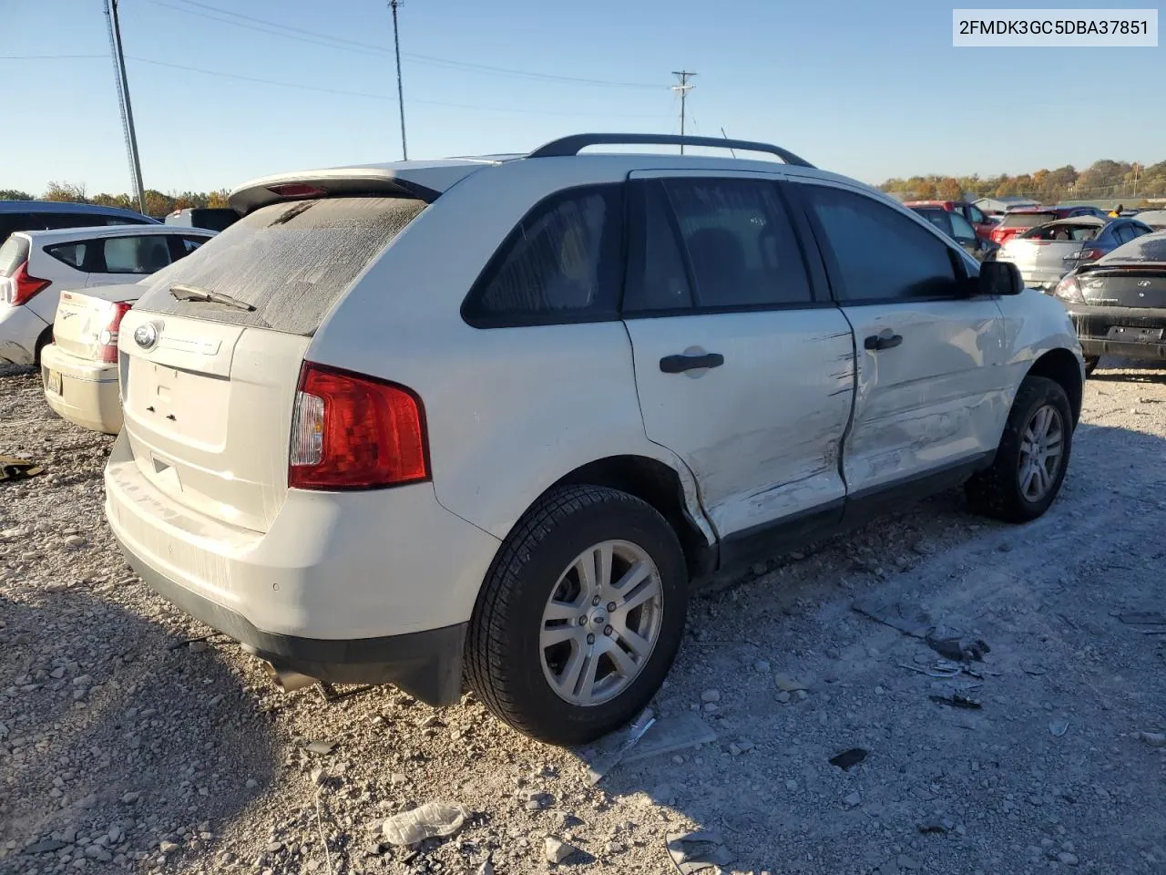 2013 Ford Edge Se VIN: 2FMDK3GC5DBA37851 Lot: 73598134