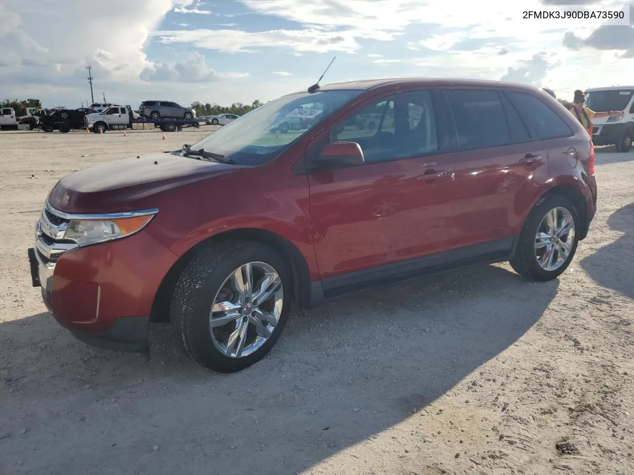 2013 Ford Edge Sel VIN: 2FMDK3J90DBA73590 Lot: 73946784