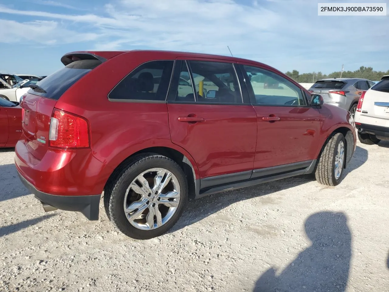 2013 Ford Edge Sel VIN: 2FMDK3J90DBA73590 Lot: 73946784