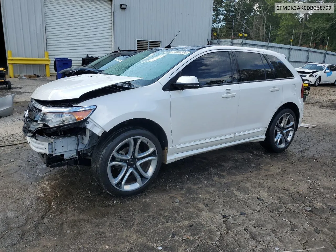 2013 Ford Edge Sport VIN: 2FMDK3AK0DBC68799 Lot: 73960354