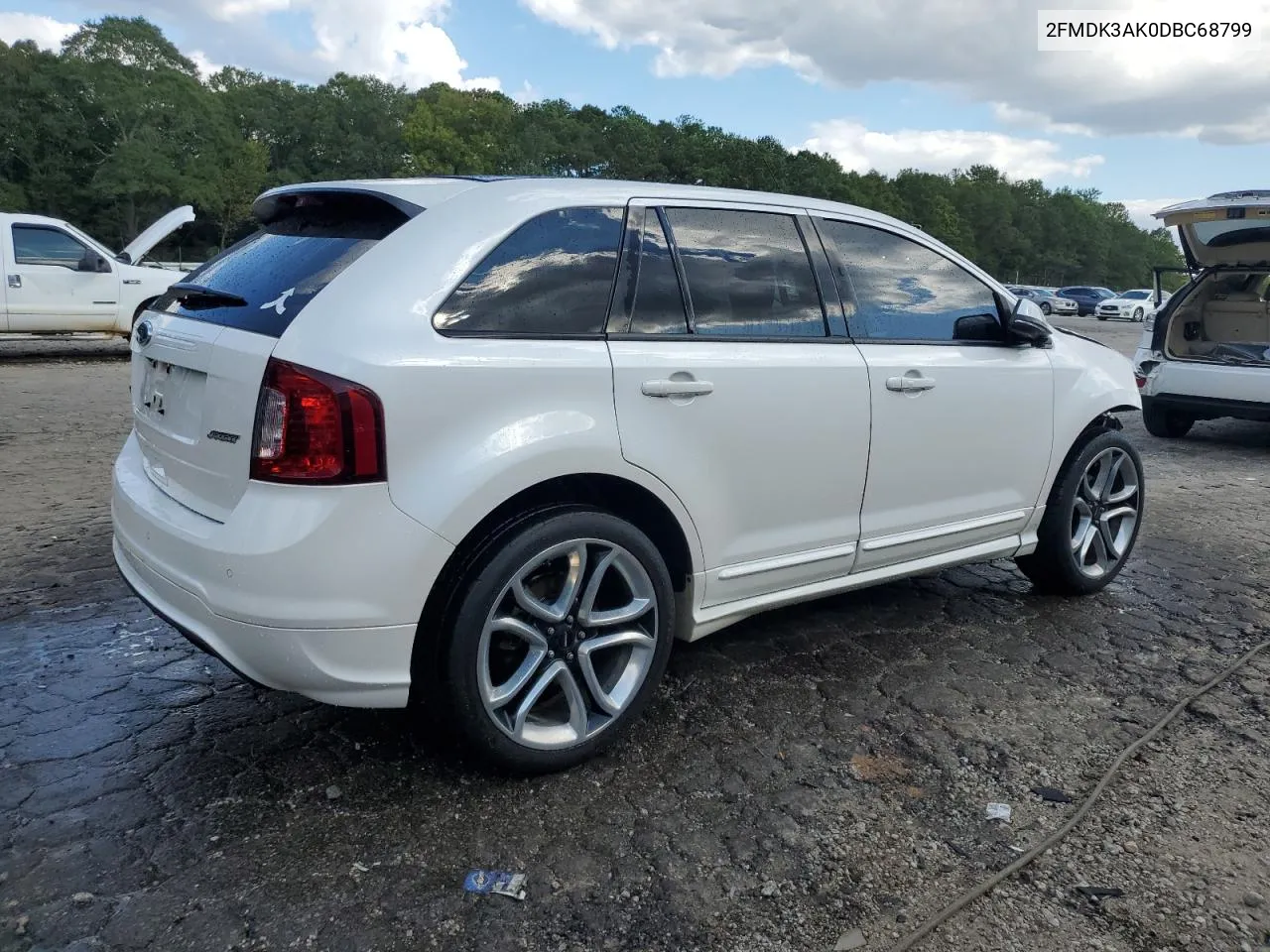 2013 Ford Edge Sport VIN: 2FMDK3AK0DBC68799 Lot: 73960354