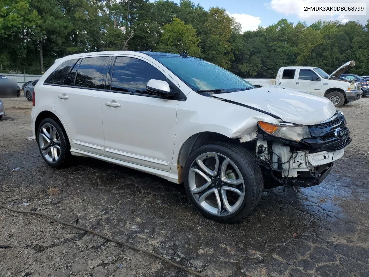 2013 Ford Edge Sport VIN: 2FMDK3AK0DBC68799 Lot: 73960354